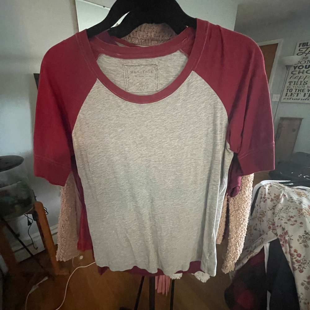 Short Sleece Baseball Tee